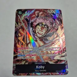 One Piece Koby EB04-044 Alt Parallel Foil English OP15 SR Alternate Art - Image 1