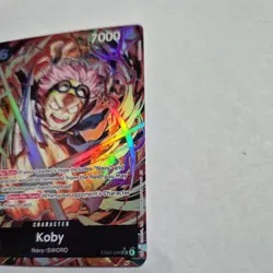 One Piece Koby EB04-044 Alt Parallel Foil English OP15 SR Alternate Art - Image 2