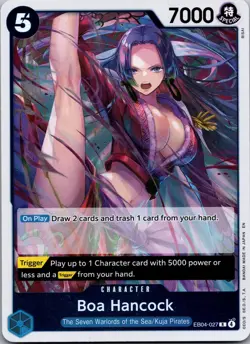 Boa Hancock EB04-027 Rare The Azure Sea's Seven One Piece Foil Near Mint - Image 1