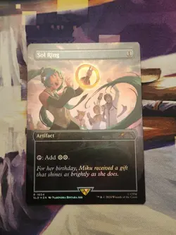 MTG Secret Lair Drop - Hatsune Miku - Sol Ring - English FOIL NM - Image 1