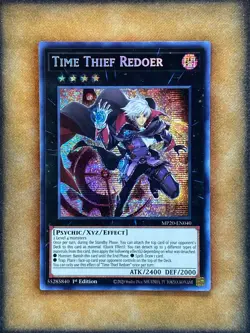 Yugioh Time Thief Redoer MP20-EN040 Secret Rare 1st Ed NM - Image 1