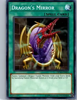 Dragon's Mirror - OP10-EN022 - Common - Unlimited Edition NM YuGiOh - Image 1