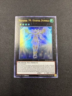 Yugioh Number 39: Utopia Double DUPO-EN008 Ultra Rare 1st Ed A6 - Image 1