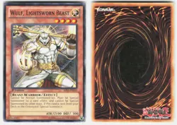Wulf, Lightsworn Beast SDLI-EN010 Structure Deck: Realm of Light Yu-Gi-Oh LP - Image 1