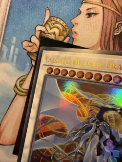 YuGiOh! DUNE-EN037 Cosmic Quasar Dragon Ultra Rare NM - Image 3