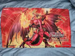 YuGiOh Blazing Dominion Blazing Dragon Playmat NEW Official play mat YGO - Image 1