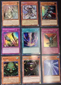 Vintage Yu-Gi-Oh Binder Collection Blue-Eyes Dark Magician Exodia Gods Sdk-001 - Image 3
