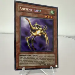 Yu-Gi-Oh Ancient Lamp RP01-EN100 Retro Pack Reprint Secret Rare Holo NM - Image 1