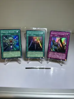 Monster Reborn + Swords + Solemn Judgement RP01 Retro Pack (2020 Date Reprint) - Image 1