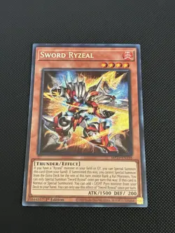 Yugioh! - Sword Ryzeal MP25-EN118 2025 Pack Prismatic Secret Rare 1st Edition NM - Image 1