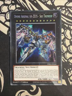 Yu-Gi-Oh! Divine Arsenal AA-ZEUS - Sky Thunder Secret Rare PHRA-EN045 English - Image 1