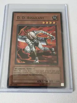 Yugioh D. D. Assailant Unlimited Edition Super Rare DBT-EN002 LP - Image 1