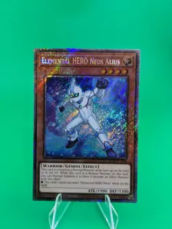 Yu-Gi-Oh! Elemental Hero Neos Alius RA03-EN184 Platinum Secret Rare - Image 1