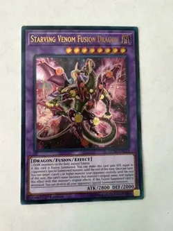 Yugioh - Starving Venom Fusion Dragon - Ultra - 1st - LEDD-ENC25 - NM - Image 1