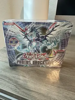 YU-GI-OH PHOTON SHOCKWAVE 1ST EDITION BOOSTER BOX - GALAXY EYES PHOTON DRAGON 83717888475 - Image 1