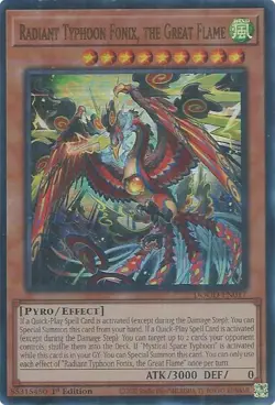Radiant Typhoon Fonix, the Great Flame-Ultra Rare - 1st Edition - DOOD-EN017 ... - Image 1