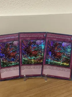 Yugioh - Daruma Karma Cannon Playset Prismatic Secret Rare - MP23-EN217 - Image 1