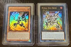 Ext Ryzeal 1st Edition Ultra Rare CRBR-EN004 & Ryzeal Duo Drive - Yu-Gi-Oh! Mint - Image 1