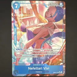 Bandai One Piece Card Game Nefeltari Vivi EB04-025 SR Alt Art Holo 4000 - Image 1