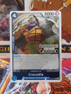 Crocodile Tournament Promo Pack Foil Stamped Judge Card Vol. 6 One Piece TCG - Image 1