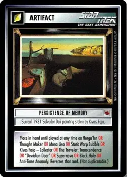 Star Trek: Persistence of Memory [Mint/Near Mint] ST1E: The Fajo Collection STCC - Image 1