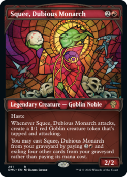 1x Squee, Dubious Monarch - Foil - Showcase MTG - Dominaria United - NM-Mint - Image 1