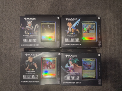-Set of 4- Commander Decks FINAL FANTASY FIN MTG - Image 1