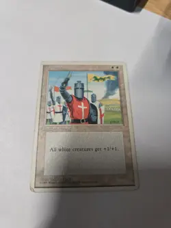 Crusade MTG 4th Edition HP Heavily Played - Image 1