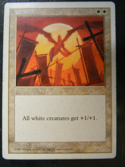 MTG 5th Edition Crusade White Rare MP - Lightly Played Condition - Image 1