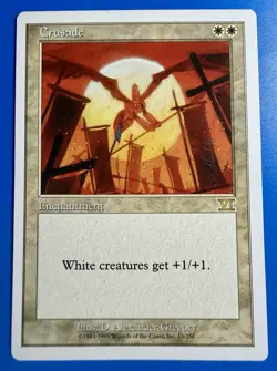1 BANNED MTG Magic The Gathering Crusades | Classic Sixth Edition 6ED | NM - Image 1