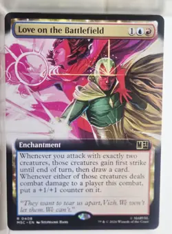 Love on the Battlefield (Extended Art) Commander: Marvel Super Heroes Regular - Image 1