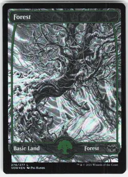 Forest (276) 276 Land Innistrad: Crimson Vow Magic: The Gathering Foil Near Mint - Image 1