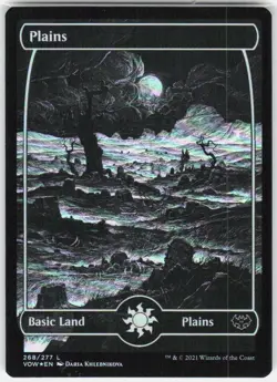 Plains (268) 268 Land Innistrad: Crimson Vow Magic: The Gathering Foil Near Mint - Image 1
