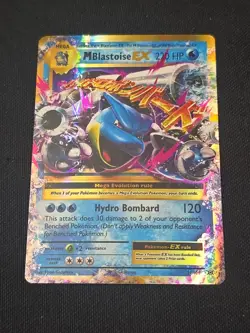 M Blastoise EX 22/108 Evolutions Ultra Rare Holo Pokemon TCG Light Played - Image 1
