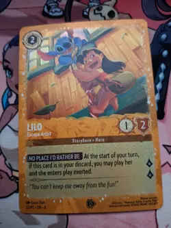 Lilo - Escape Artist 25 Disney Lorcana Promo Cards Holo NM - Image 1