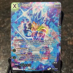 Gogeta Pursuit of Power SD12-02 ST Foil Dragon Ball Super Card Game | NM - Image 1
