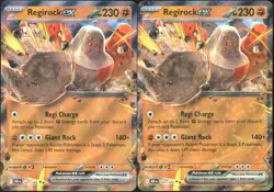 Regirock ex 101/182 Destined Rivals - 2 Card Lot - Image 1