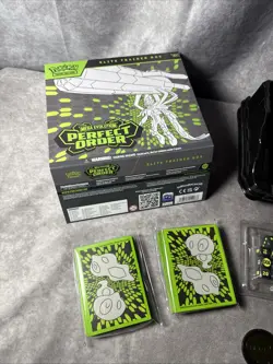 Perfect Order ETB Card Sleeves, dice, dividers, coins & Guide Cover Pokemon TCG - Image 2