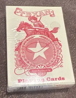 50 Packs VINTAGE Texan Playing Cards Deck 1889 Limited Playing Cards SEALED - Image 1