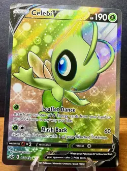 Celebi V 160/198 Pokemon Chilling Reign Holo Full Art Card - Image 1