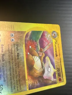 Pokemon Marowak 70 HP Uncommon Card Aquapolis 054/147 Reverse Holo English - Image 3