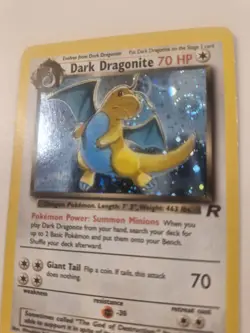 Pokemon TCG Dark Dragonite Holo Rare Card 5/82 Team Rocket Series - Image 4
