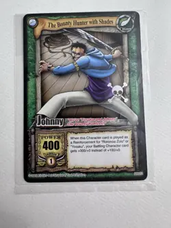 One Piece Collectible Card Game PR-012 Johnny The Bounty Hunter With Shades - Image 1