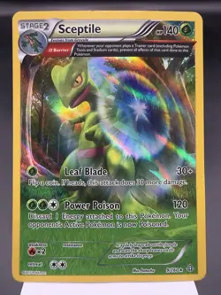 Sceptile 9/160 - Holo Rare - XY Primal Clash Pokemon Card HEAVY PLAY - Image 1