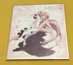 Madoka Kaname + Homura Akemi Puella Magi Madoka Magica Shikishi Cards - Image 1