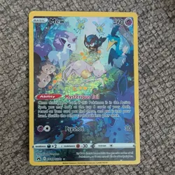 Mew GG10/GG70 Crown Zenith Galarian Gallery Holo Pokemon Card Near Mint RARE - Image 1