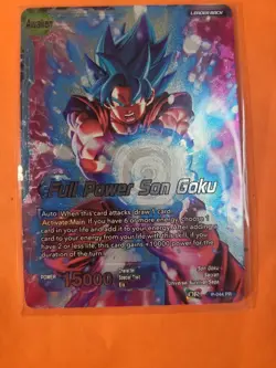 1x Dragon Ball Super Card Game | Full Power Son Goku P-044 PR | Leader Foil NM - Image 1
