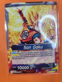 1x Dragon Ball Super Card Game | Full Power Son Goku P-044 PR | Leader Foil NM - Image 2
