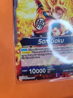 1x Dragon Ball Super Card Game | Full Power Son Goku P-044 PR | Leader Foil NM - Image 5