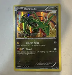 Rayquaza Dragon Vault Stamped Holo Rare 11/20 English 2012 Pokemon Card - Image 1
